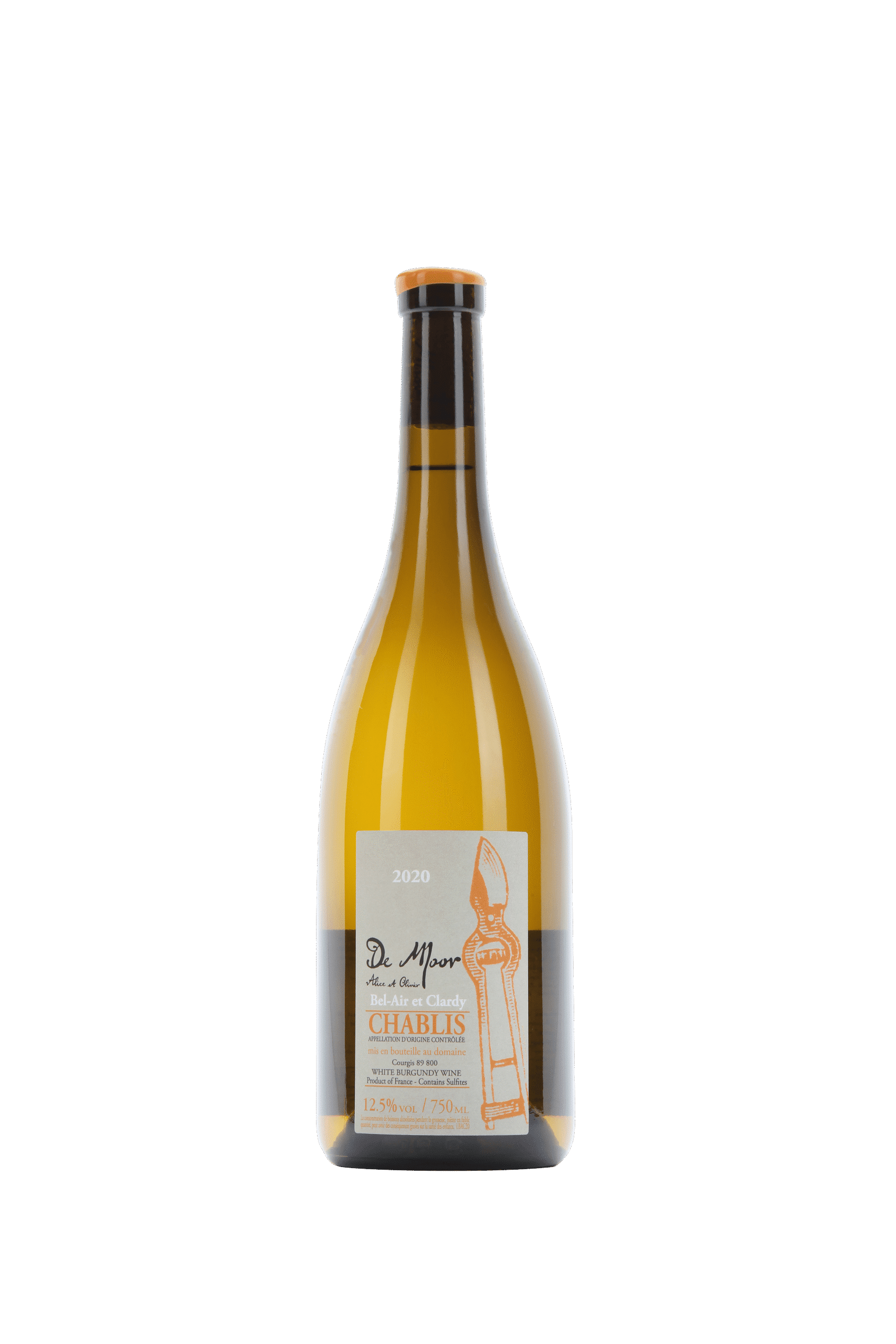 Domaine A. et O. De Moor Chablis Bel air et Clardy 2020